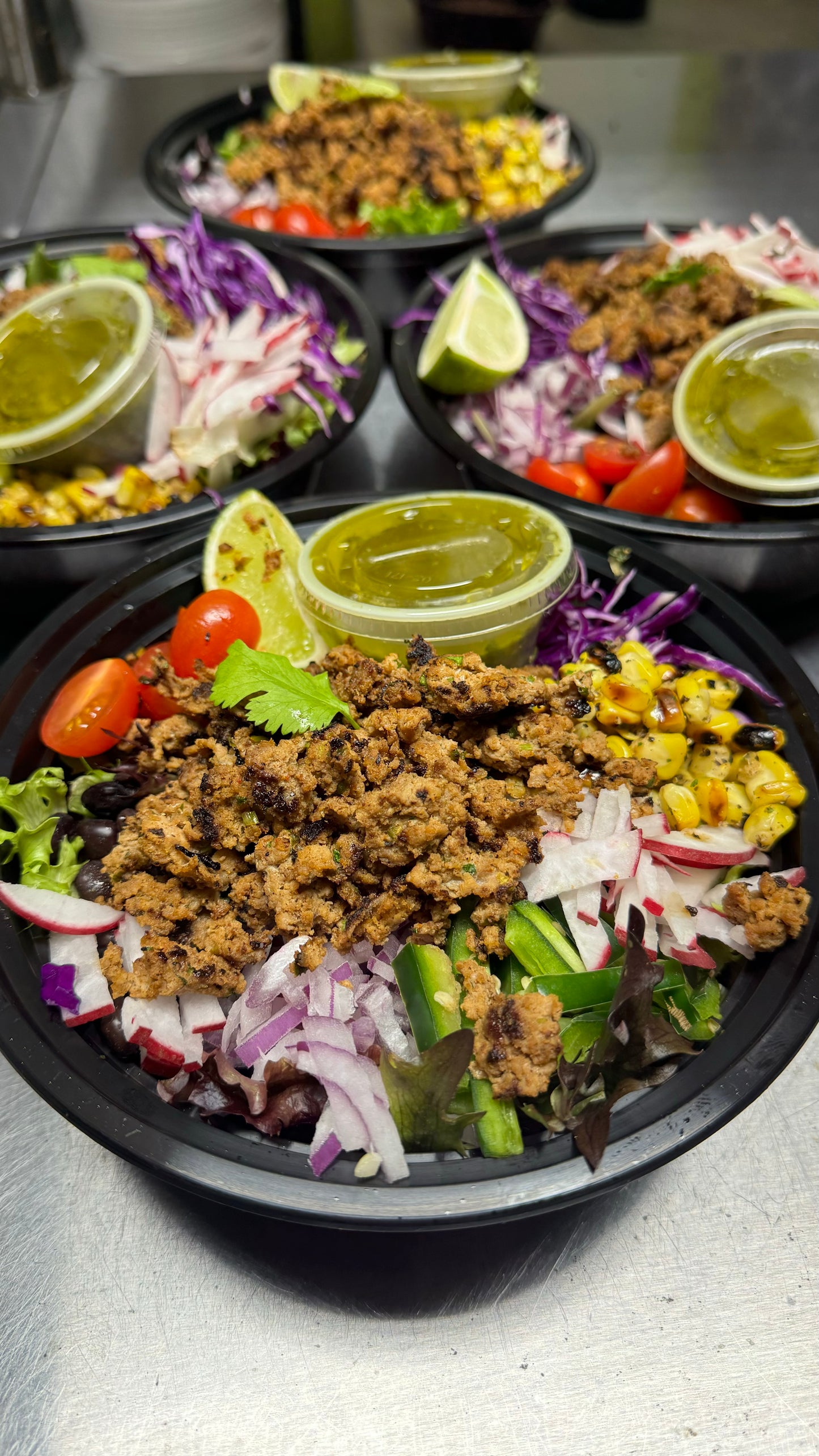 Taco Salad w/ Cilantro Lime Dressing