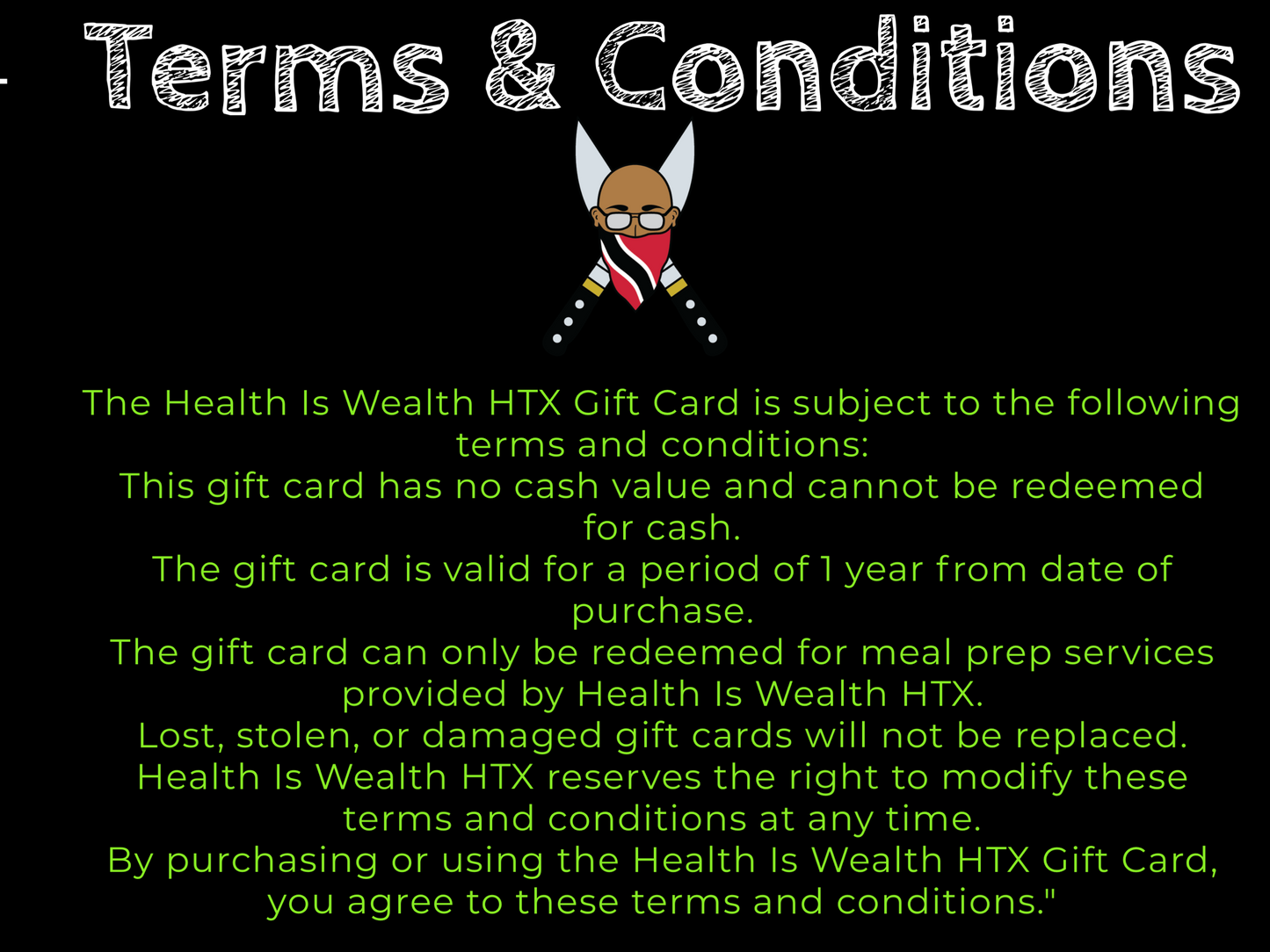 Health Is Wealth Gift Card